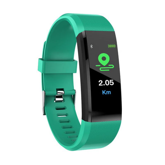 Fitness Tracker Heart Rate Monitor Sleep Tracker Unisex Green Smart Fitness Band, 0.96"